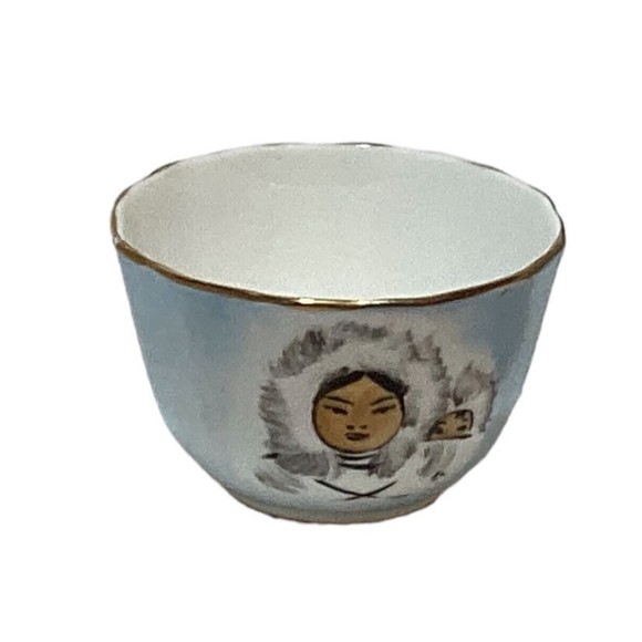 Clarence Of England Bone China Alaska Eskimos Sugar And Creamer - Picture 5 of 8